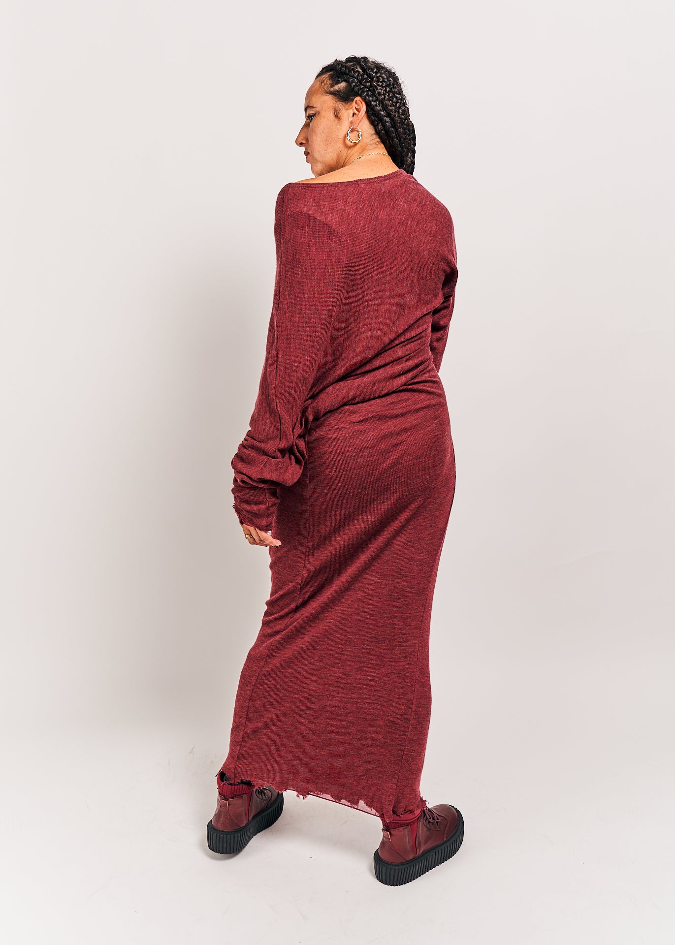 Rundholz Mainline Dress Merlot Melange