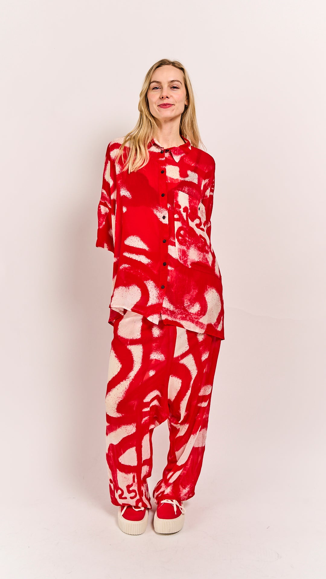 Rundholz Mainline Trousers Ketchup Print