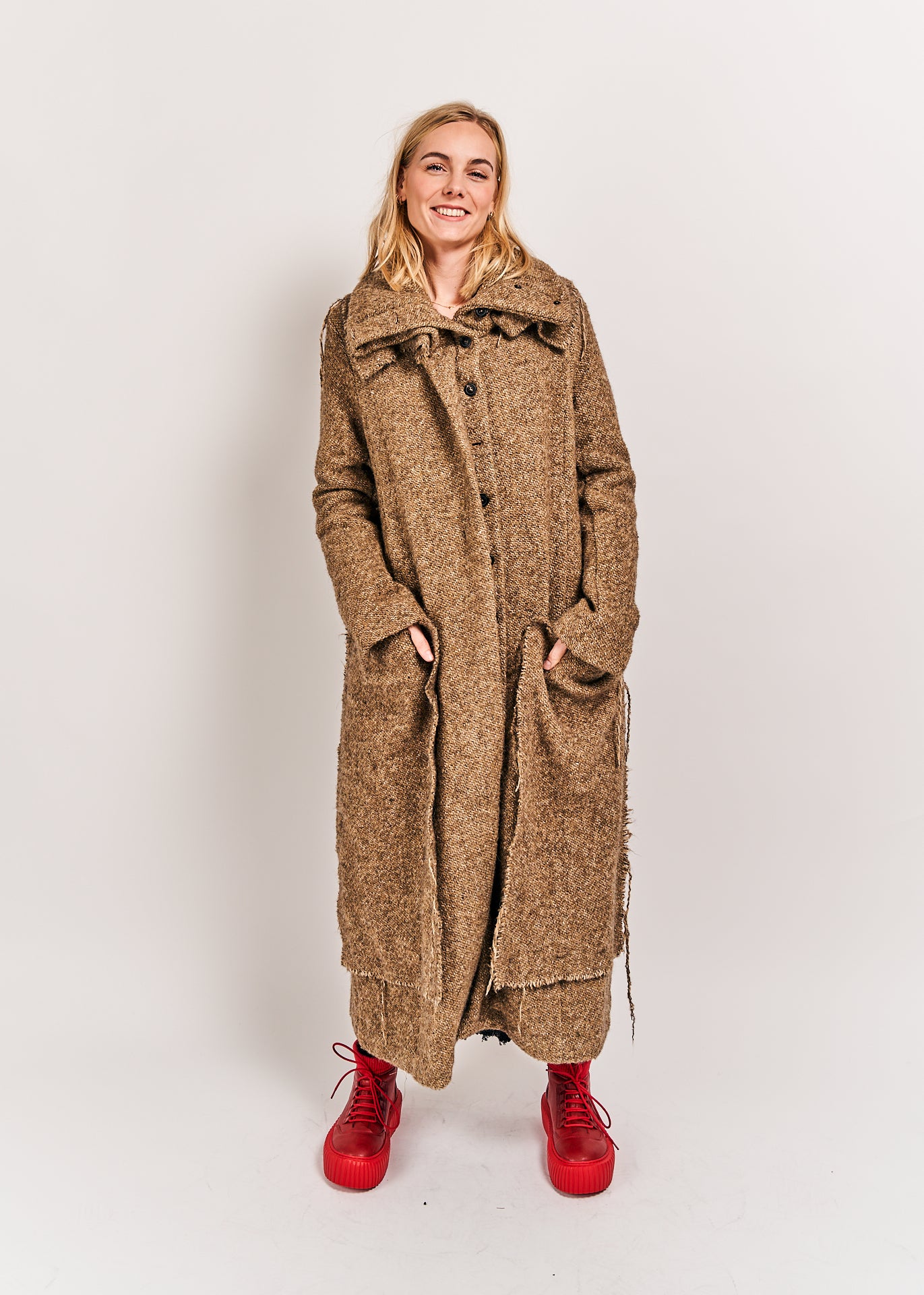 Rundholz Mainline Coat Camel Melange