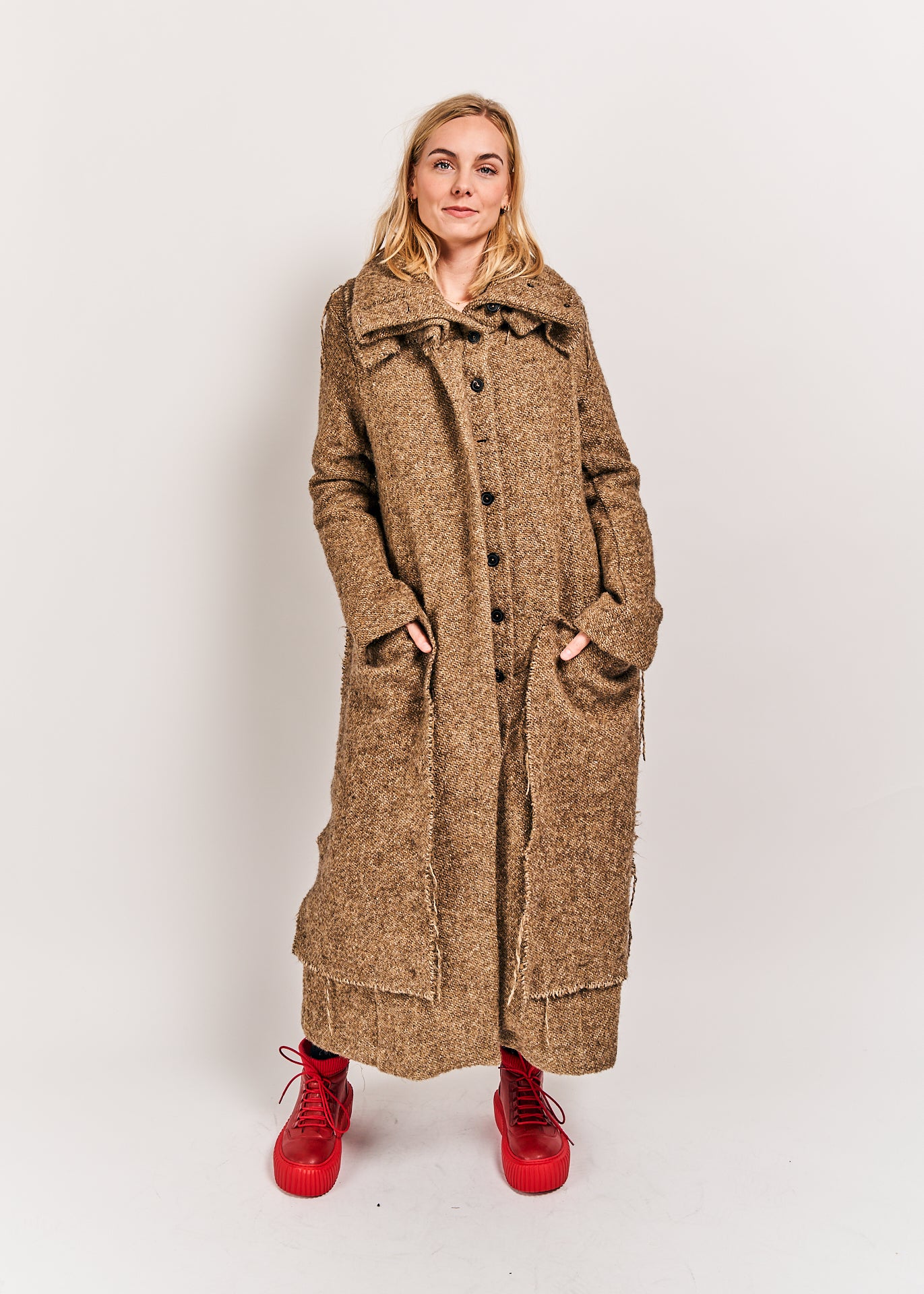 Rundholz Mainline Coat Camel Melange