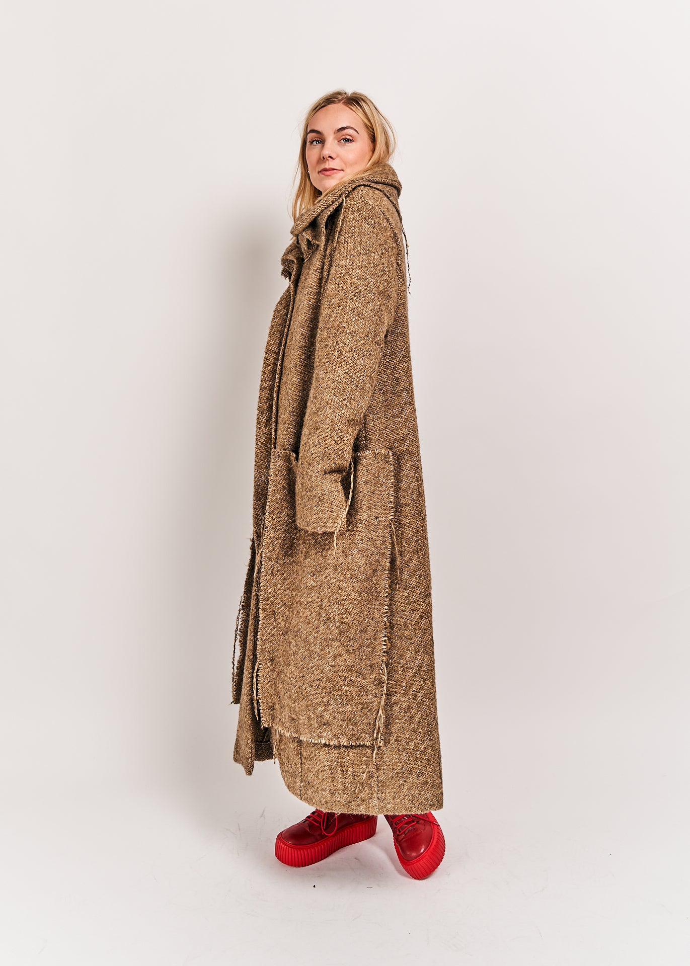 Rundholz Mainline Coat Camel Melange