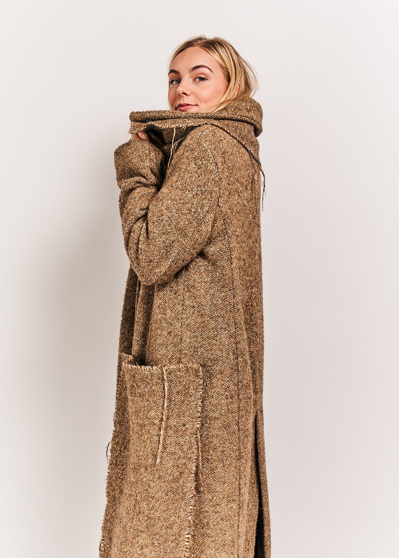 Rundholz Mainline Coat Camel Melange