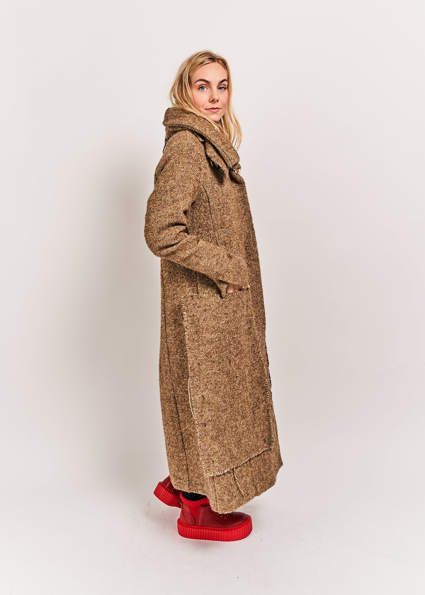 Rundholz Mainline Coat Camel Melange