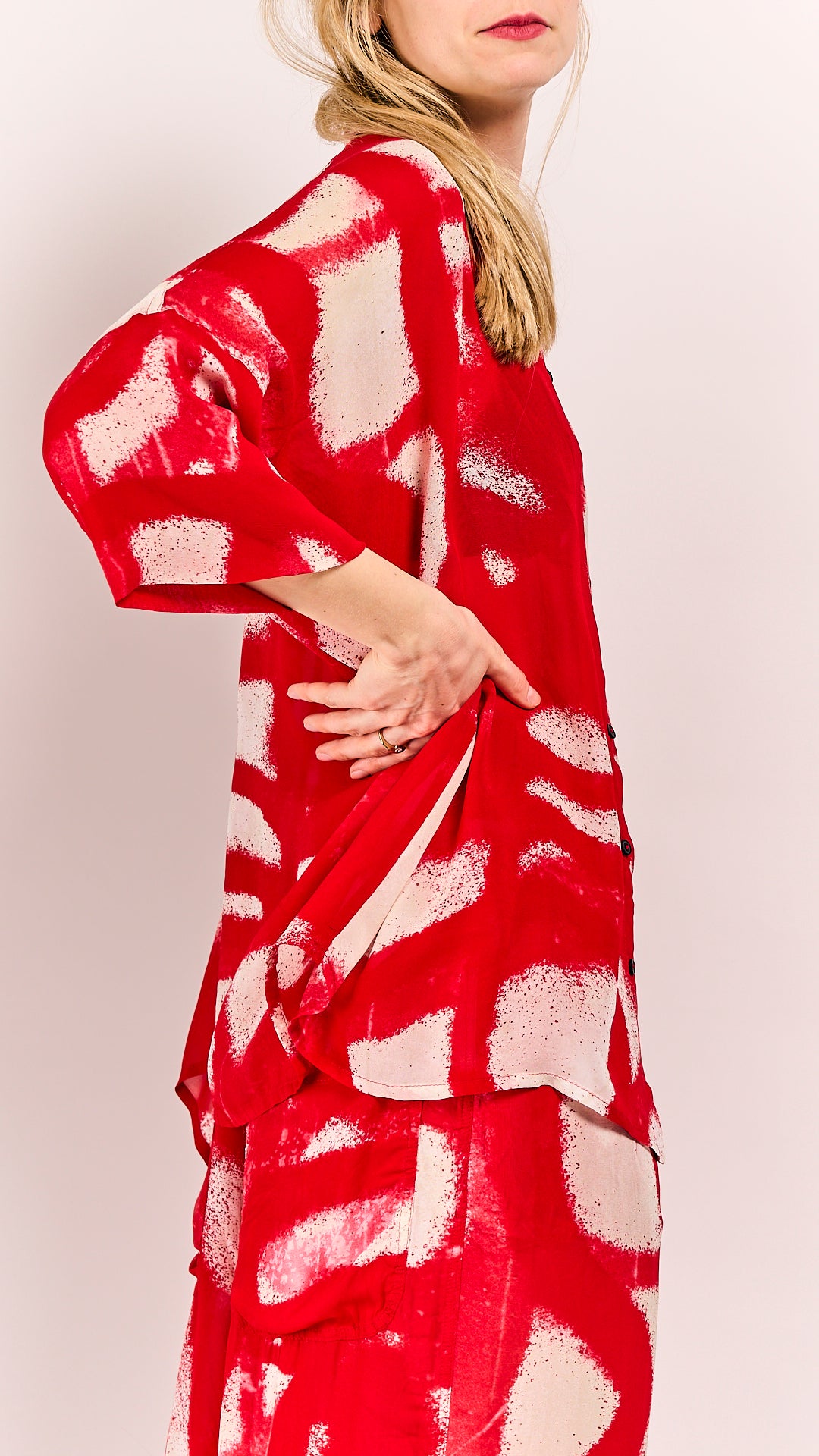 Rundholz Mainline Blouse Ketchup Print