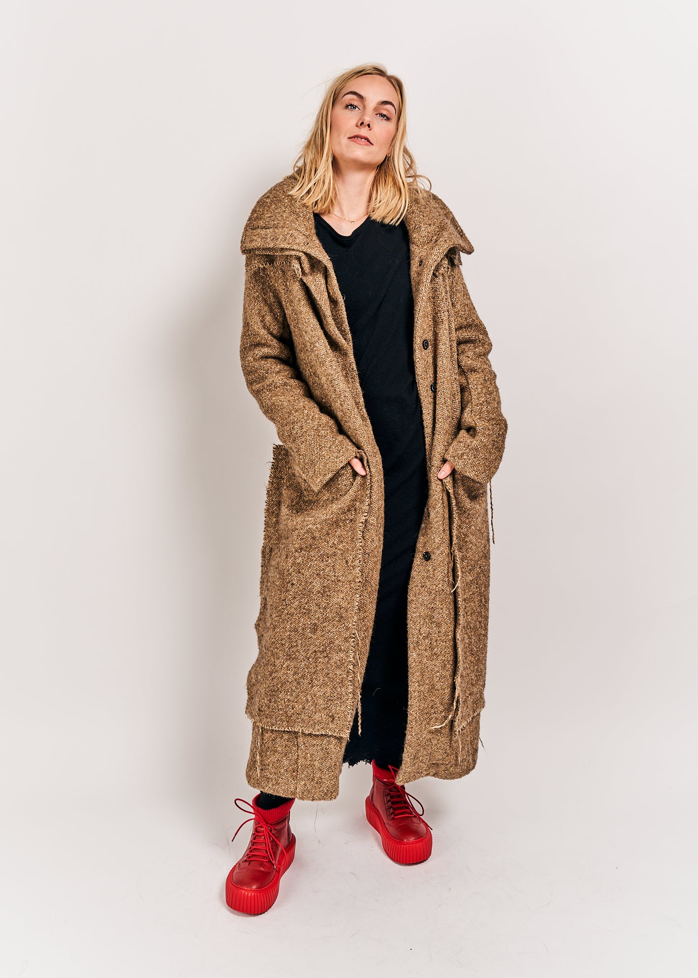 Rundholz Mainline Coat Camel Melange