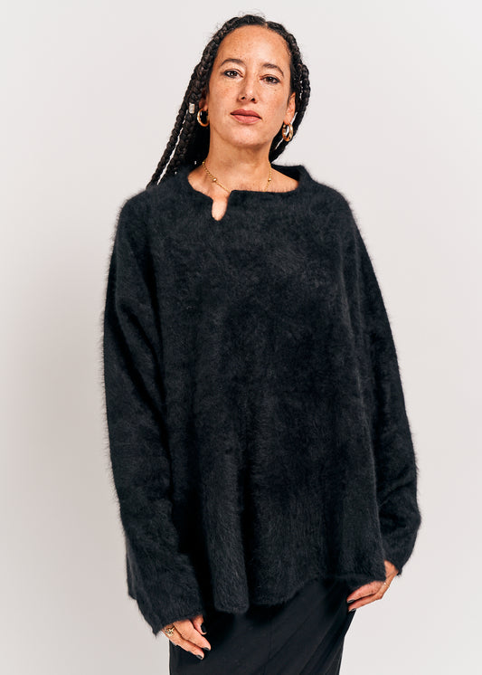 Rundholz Mainline Raccoon Pullover Black