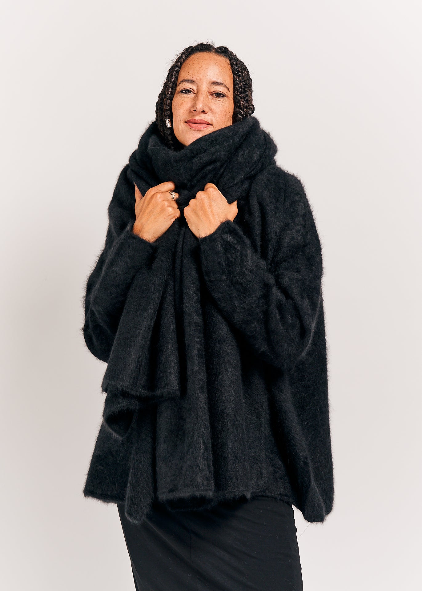 Rundholz Mainline Raccoon Scarf Black