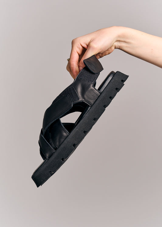 Puro Secret Sandals Tricky Black size 38