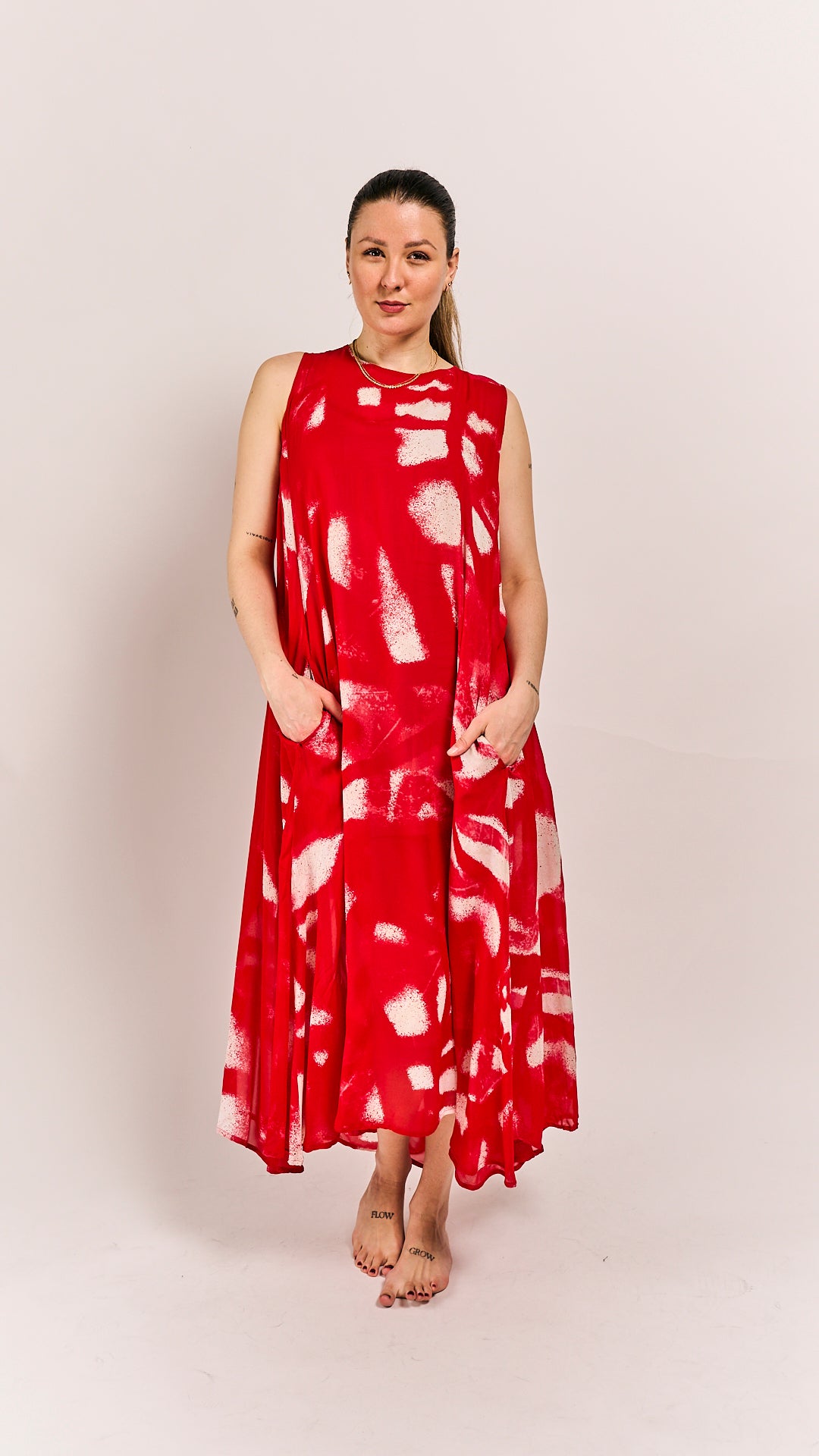Rundholz Mainline Dress Ketchup Print