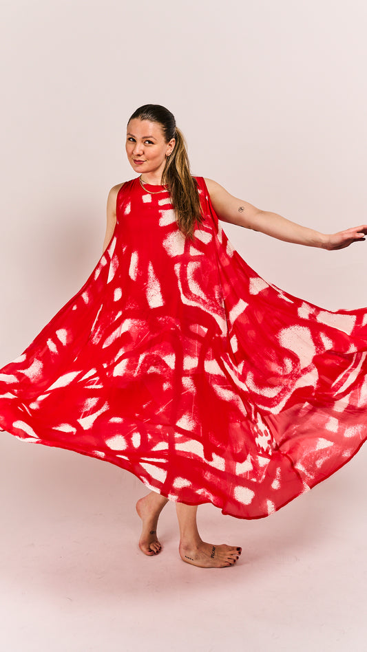 Rundholz Mainline Dress Ketchup Print