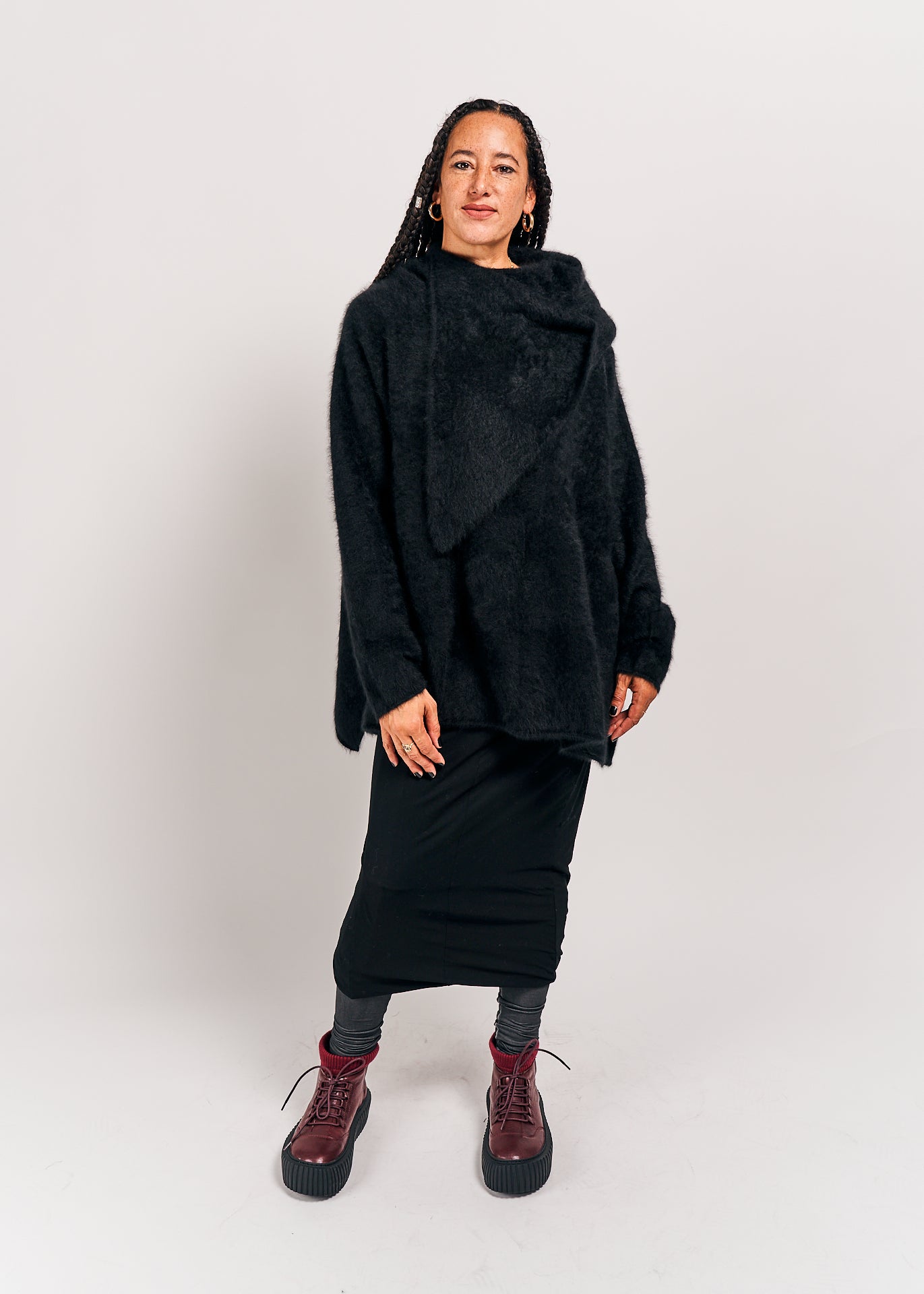 Rundholz Mainline Raccoon Pullover Black