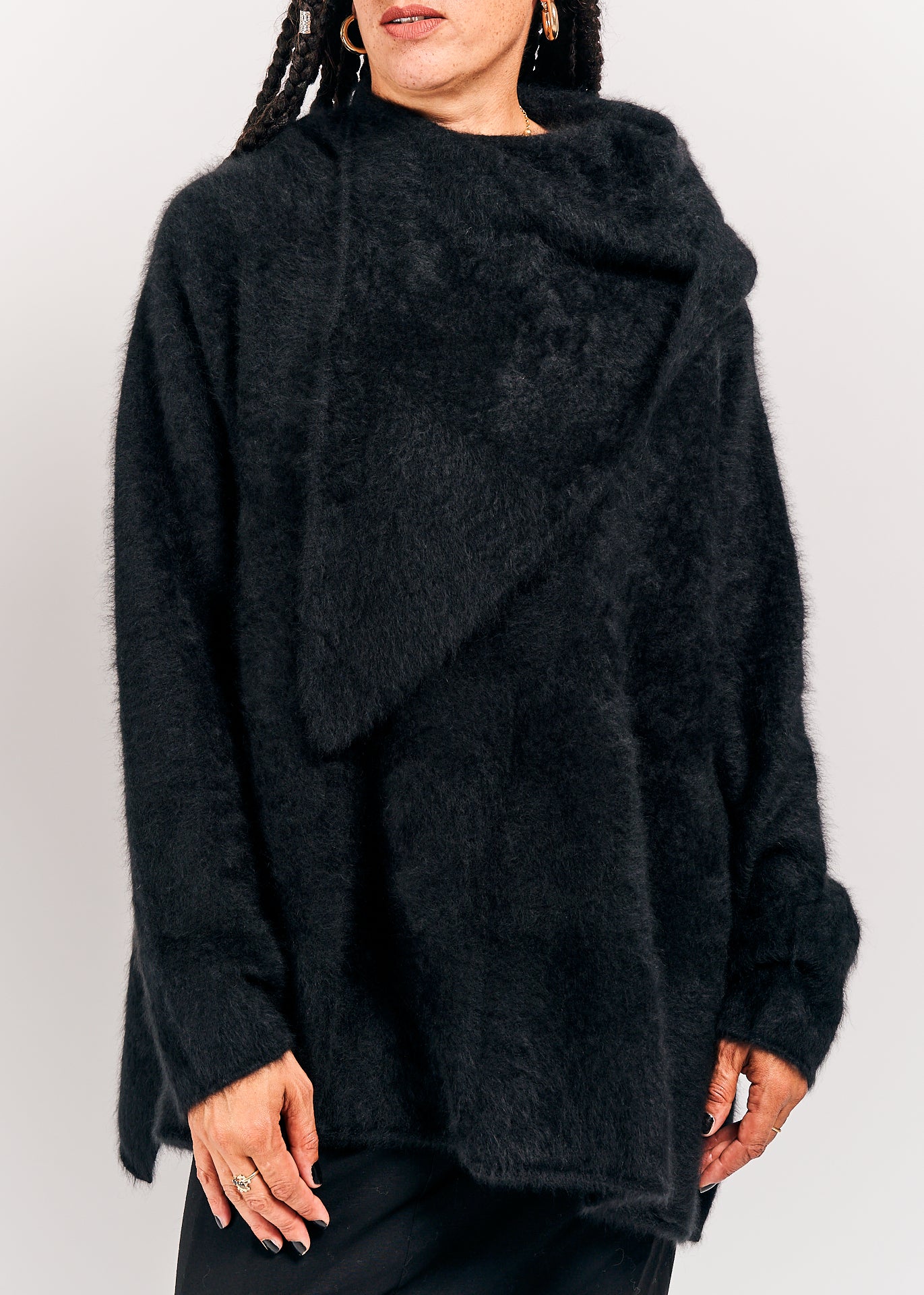 Rundholz Mainline Raccoon Pullover Black