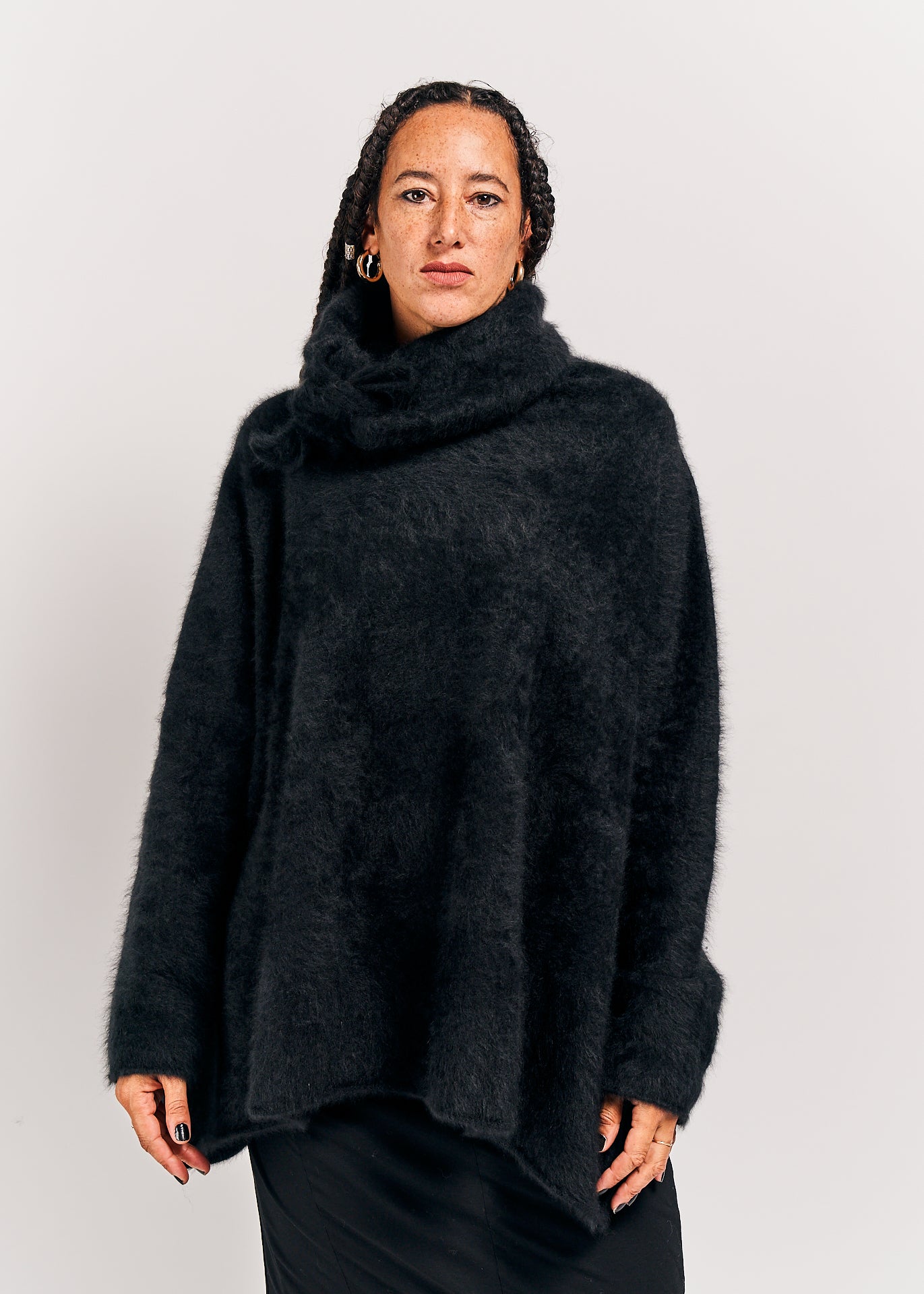 Rundholz Mainline Raccoon Pullover Black