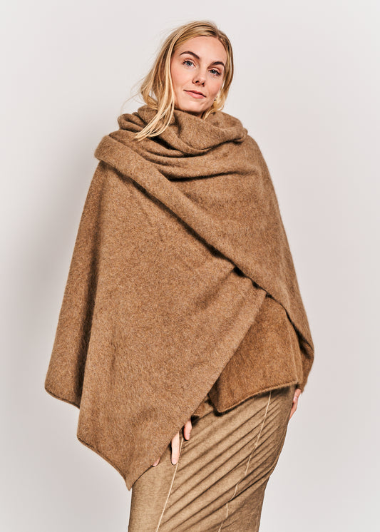 Rundholz Mainline Raccoon Scarf Camel Melange