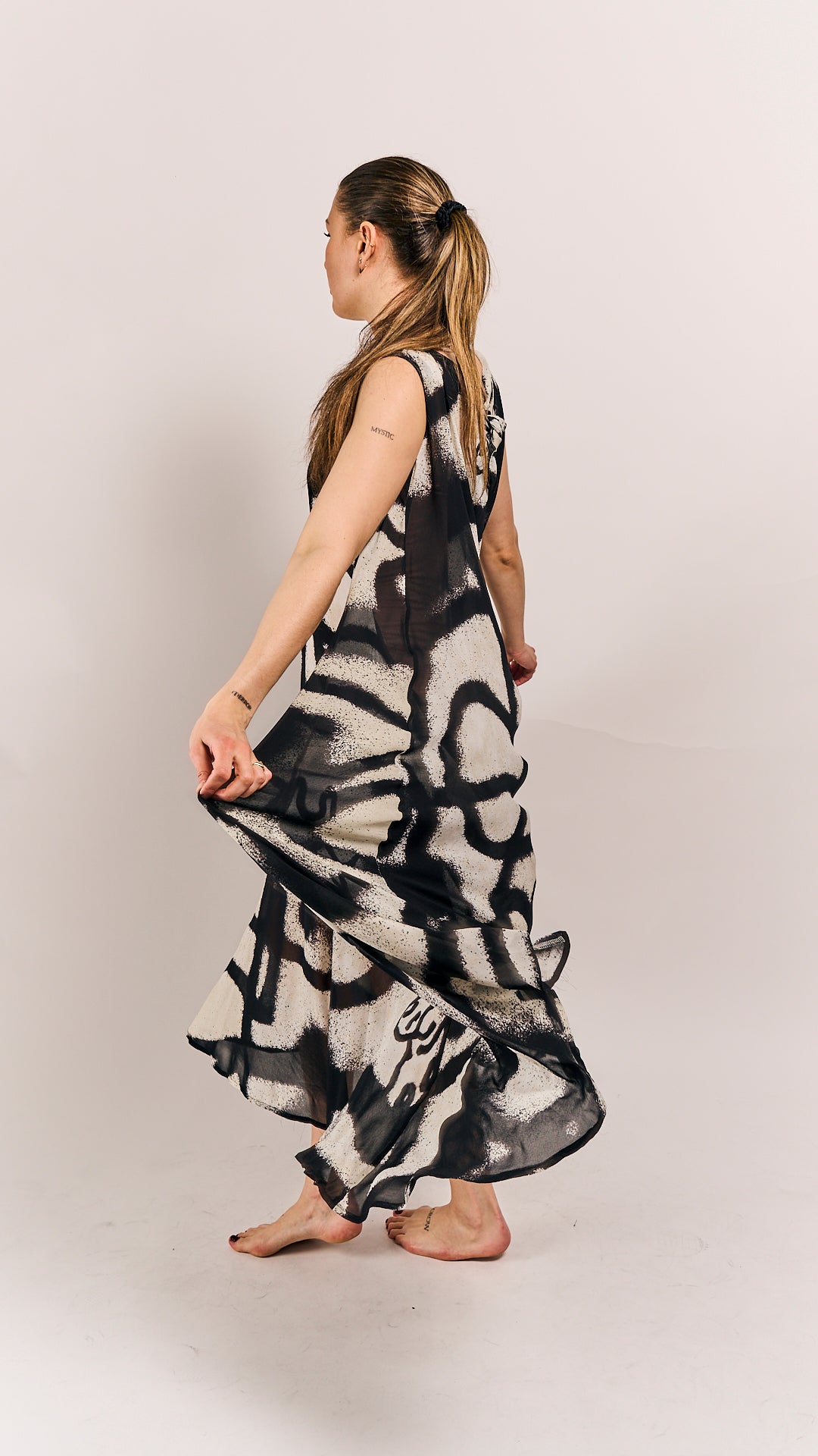 Rundholz Mainline Dress Black Print