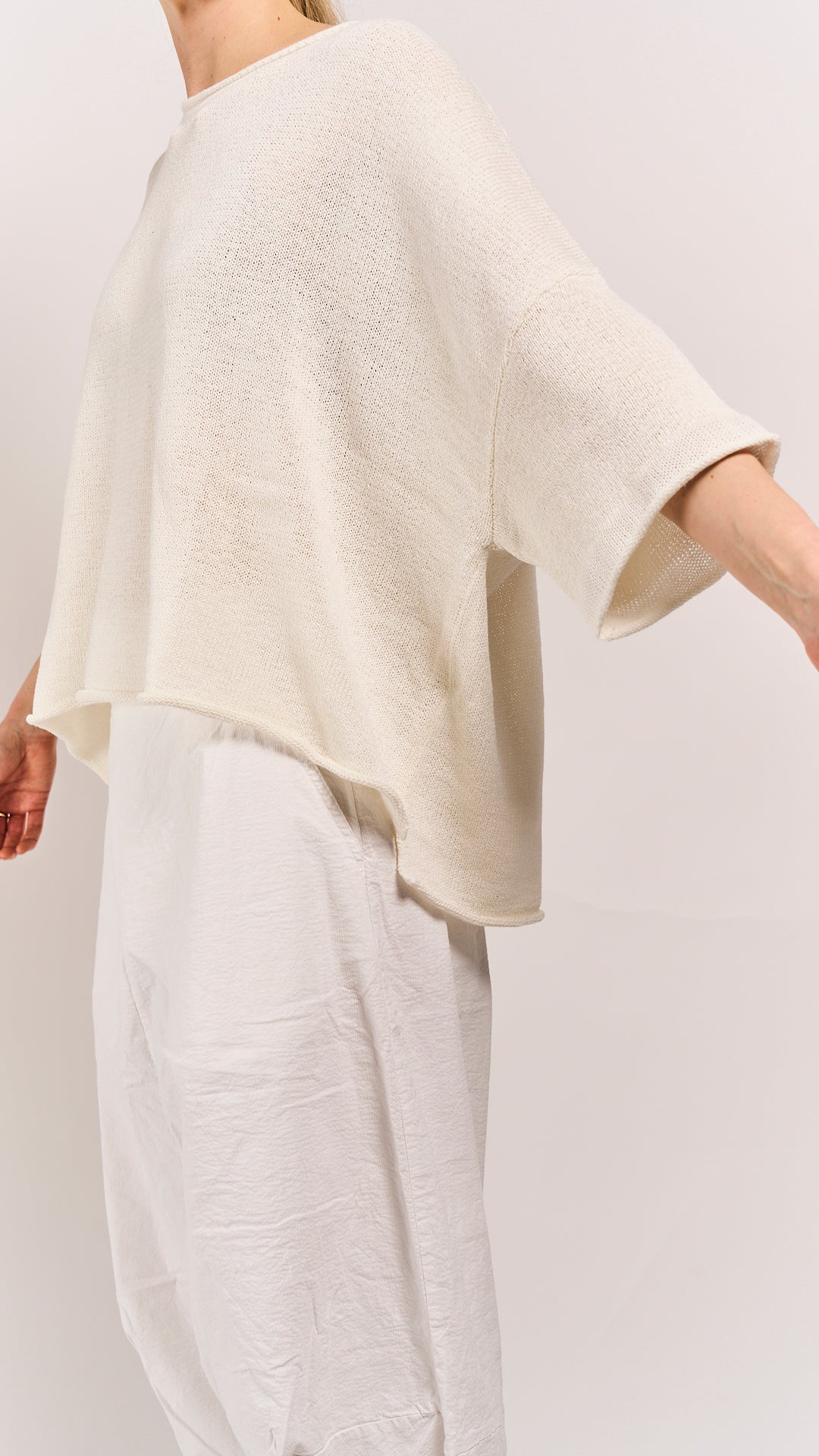 Rundholz Black Label Pullover Offwhite