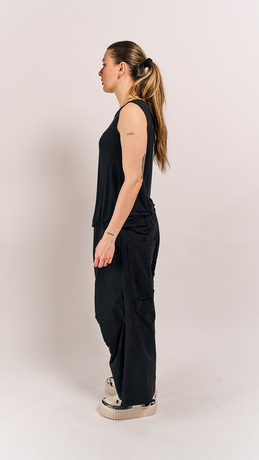 Rundholz DIP Trousers Black Gloss