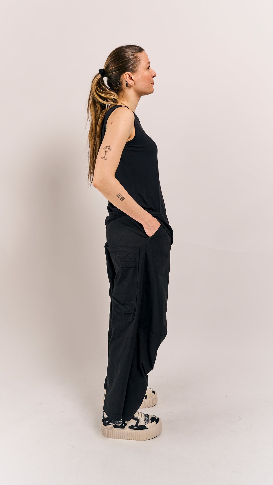 Rundholz DIP Trousers Black Gloss