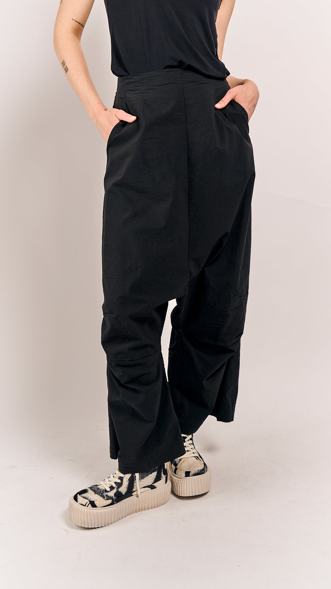 Rundholz DIP Trousers Black Gloss