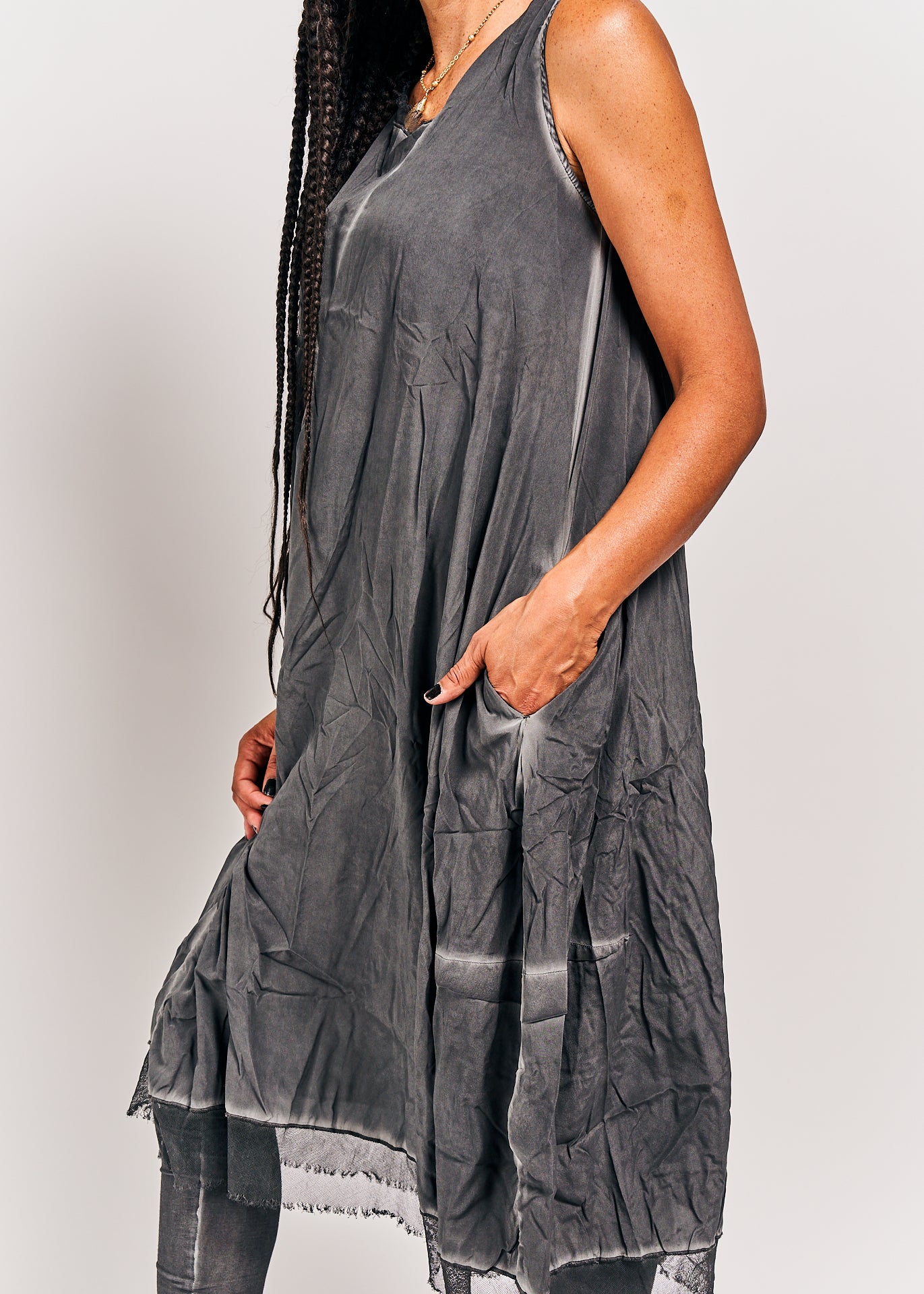 Rundholz DIP Dress Coal Cloud