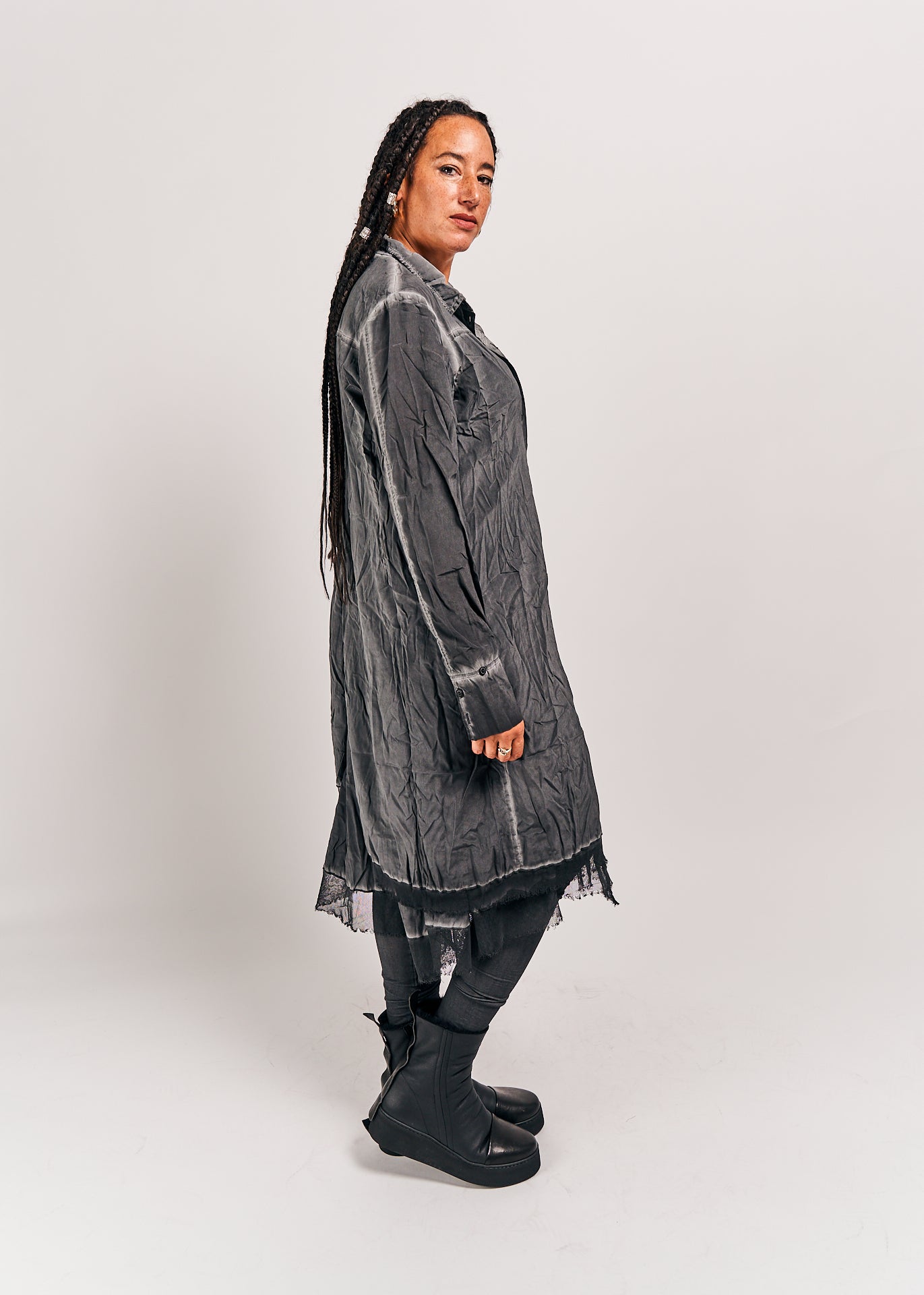 Rundholz DIP Dress Coal Cloud