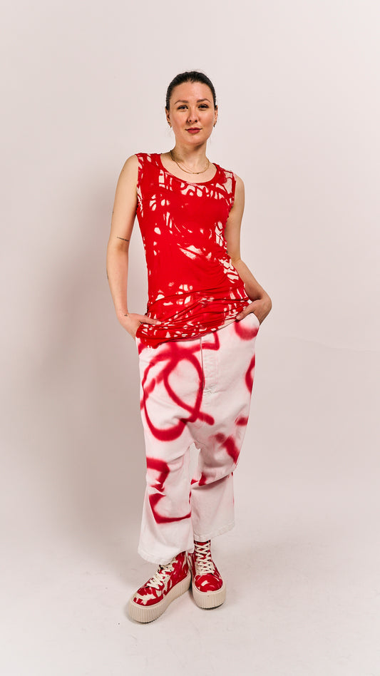 Rundholz Mainline Top Ketchup Print