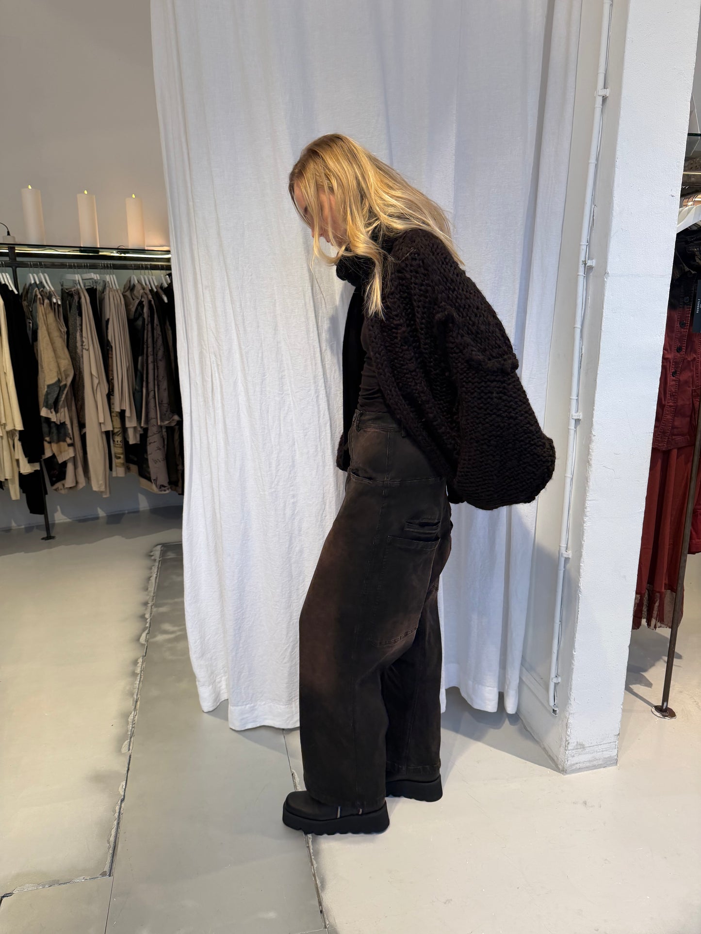 Rundholz DIP Jeans Brown Dye