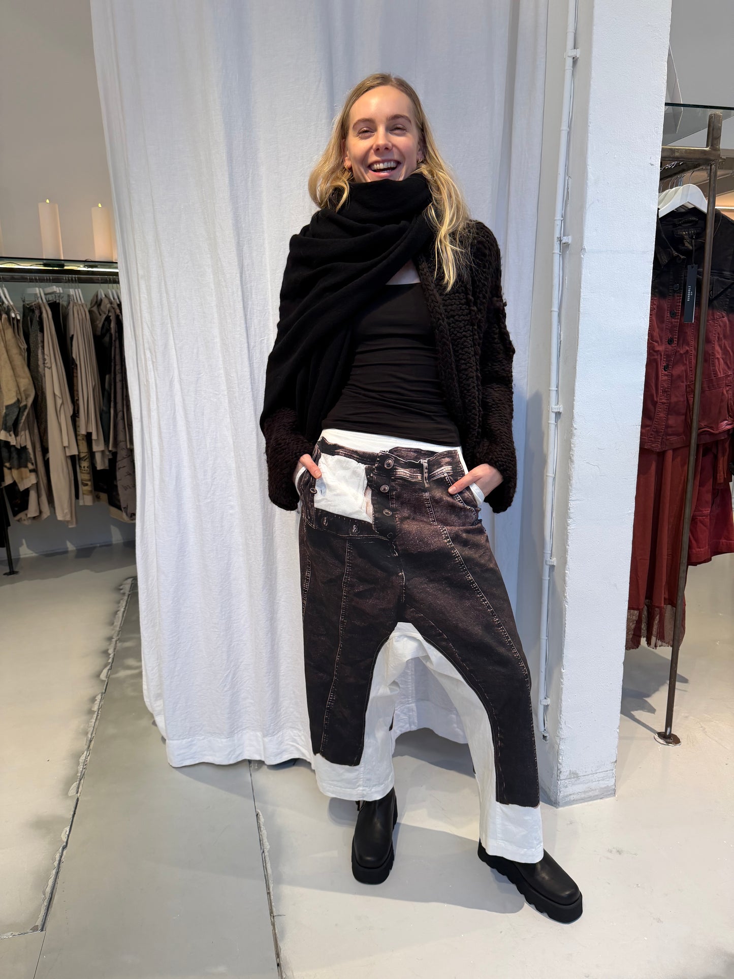 Rundholz DIP Trousers Brown Print