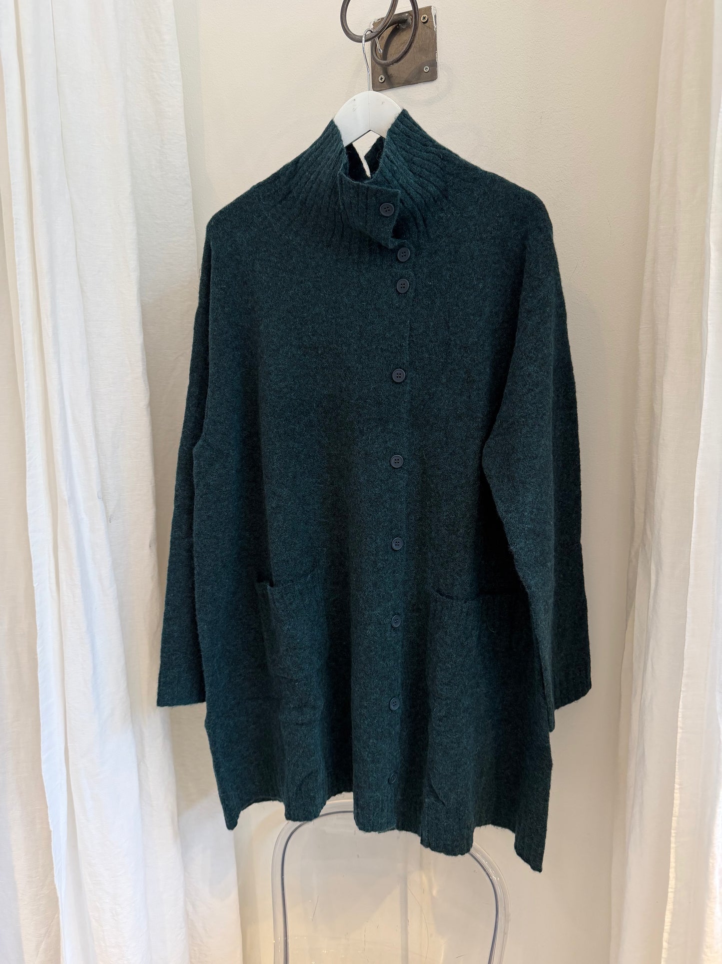 Rundholz Black Label Cardigan Forest Melange