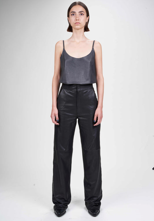 Van Der Wilt Palazzo Trousers Black 8507