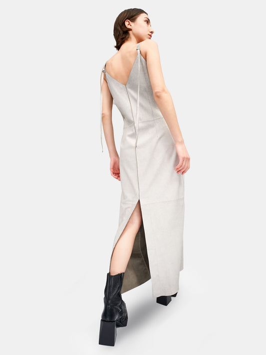 Van Der Wilt Slip Dress Chalk Crackle 9092