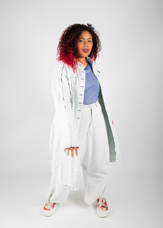 Rundholz Mainline Coat Light Blue Jeans size Extra Small