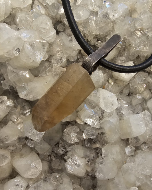 Darkgem Rock Quartz Happymaker Pendant