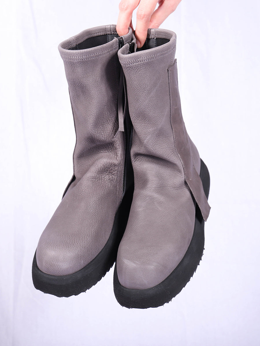 Puro Secret STRIPE RUN Boots Grey Size 37